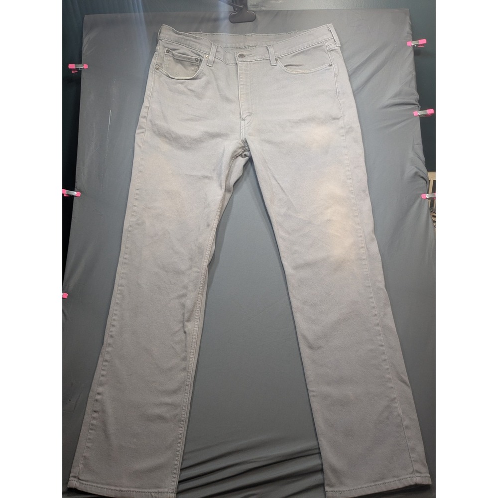 Levis 514 Straight Fit Grey Denim Jeans Mens 38x34 00514-0941